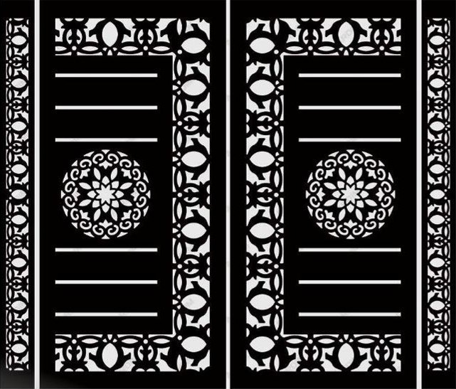 طرح برش درب لیزر