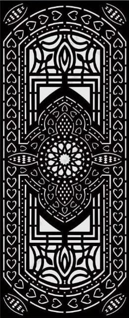 طرح برش درب لیزر