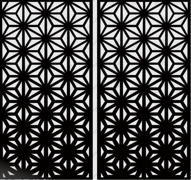 طرح برش درب لیزر