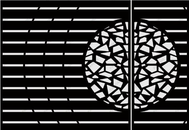 طرح برش درب لیزر