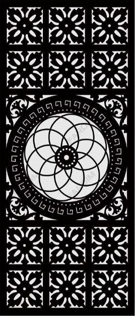 طرح برش درب لیزر