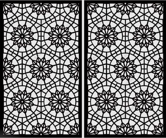 طرح برش درب لیزر